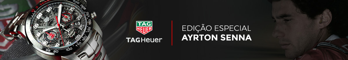 Banner Ayrton Senna - Relógios TagHeuer Airton Senna